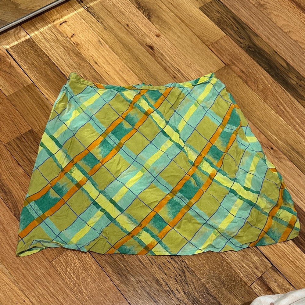 Accomplice Vintage Plaid Mini Skirt